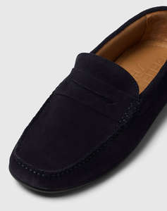 SELECTED SLHSERGIO SUEDE PENNY DRIVING SHOE