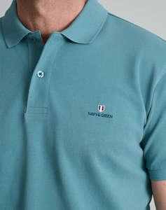 NAVY&GREEN ТЕНИСКА ПОЛО CUSTOM FIT