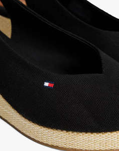 TOMMY HILFIGER FLAG MID WEDGE ESPAD SLINGBACK
