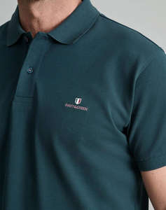 NAVY&GREEN ТЕНИСКА ПОЛО CUSTOM FIT