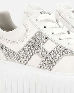 HOGAN H-STRIPES ALLACCIATO H STRASS