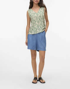 VERO MODA VMFLEUR HW BERMUDA TENCEL SHORTS GA
