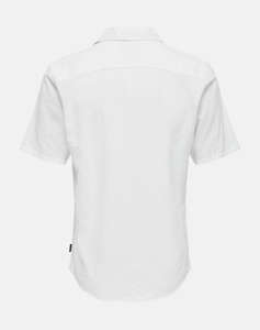 ONLY&SONS ONSCAIDEN LIFE SS SOLID RESORT LINENNOOS