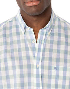THE BOSTONIANS РИЗА MAVERICK REGULAR FIT MedCheck SLUB Button-down Regular fit