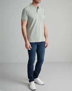 NAVY&GREEN ТЕНИСКА ПОЛО CUSTOM FIT