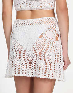 GUESS CROCHET SKIRT - ACRYLIC CROCHET YARN ПОЛА W