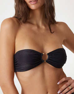 GUESS BANDEAU WITH REMOVAB - RECY BRIGHT LUREX JERSEY БАНСКИ W