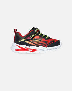 SKECHERS Lighted Gore & Strap Sneaker W/ Midsole Techpiece