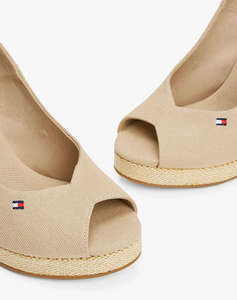 TOMMY HILFIGER FLAG HIGH WEDGE ESPAD SLINGBACK