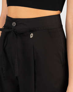 LIU JO WHITE_WA5C81__ECS PANT.CROPPED RISVOLTO ДАМСКИ ПАНТАЛОН