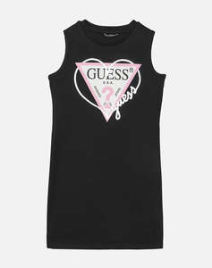 GUESS INTERLOCK SL DRESS - MID ORGANIC CO INTERLOCK 190 РОКЛЯ G