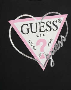 GUESS INTERLOCK SL DRESS - MID ORGANIC CO INTERLOCK 190 РОКЛЯ G