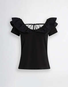 LIU JO WHITE_WA5J45__3.0 T-SHIRT MODA M/C ДАМСКА ТЕНИСКА