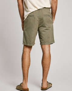 PEPE JEANS DROP 3A RELAXED LINEN SMART SHORTS МЪЖКИ КЪСИ ПАНТАЛОНИ