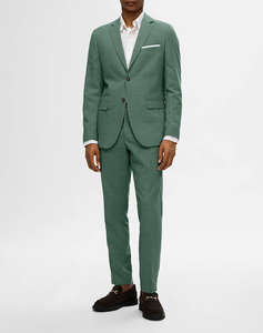 SELECTED SLHSLIM-OASIS LINEN BLZ NOOS