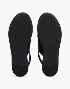 TOMMY HILFIGER TH LOGO HW PADDED LEATHER SANDAL
