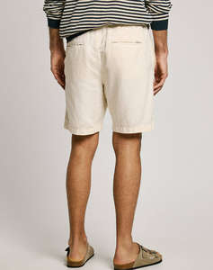PEPE JEANS DROP 3A RELAXED LINEN SMART SHORTS МЪЖКИ КЪСИ ПАНТАЛОНИ