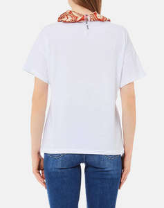 LIU JO WHITE_WA5J17__T-SHIRT MODA M/C ДАМСКА ТЕНИСКА