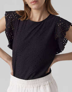 VERO MODA VMTASSA SL FRILL TOP NOOS
