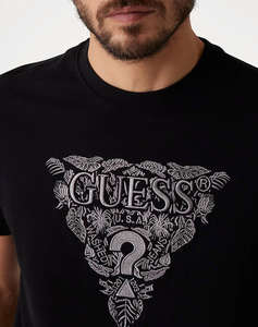 GUESS SS CN FLOWER EMBRO TEE МЪЖКА ТЕНИСКА