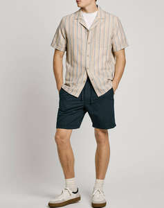 PEPE JEANS DROP 3A RELAXED LINEN SMART SHORTS МЪЖКИ КЪСИ ПАНТАЛОНИ