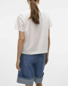 VERO MODA VMSOLVEI METTE SS TOP BOX JRS SPE GA