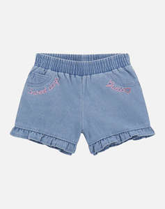 GUESS STRETCH DENIM SHORTS - POLY COTTON STRETCH DENIM 8OZ КЪСИ ПАНТАЛОНИ G