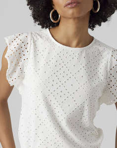 VERO MODA VMTASSA SL FRILL TOP NOOS