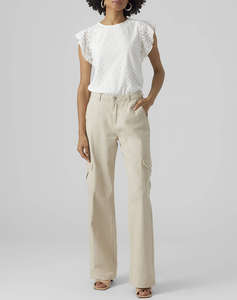 VERO MODA VMTASSA SL FRILL TOP NOOS