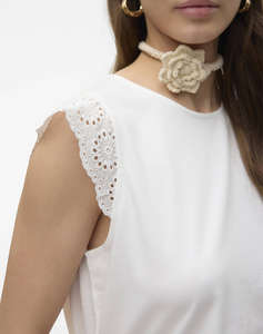 VERO MODA VMEMILY SL GATHERING TOP JRS NOOS