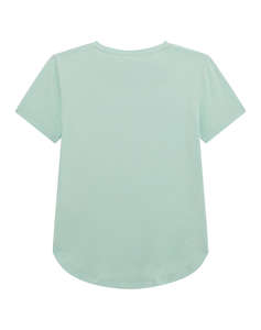 GUESS HIGH LOW SS T-SHIRT - MID ORGANIC CO STR JERSEY 160 ТЕНИСКА G