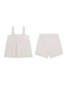 GUESS SET TANK TOP+SHORTS - MID MUSLIN PLUMETIE COTT.110 КОМПЛЕКТ G