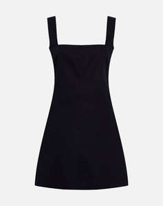 CALVIN KLEIN SOFT LINEN A-LINE DRESS
