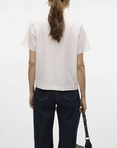 VERO MODA VMSOLVEI METTE SS TOP BOX JRS SPE GA