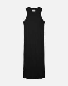 AWARE AWLAVENDER SL O-NECK CALF DRESS NOOS