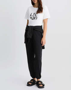 LIU JO WHITE_WA5J21__ECS T-SHIRT MODA M/C ДАМСКА ТЕНИСКА