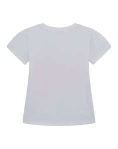 GUESS HIGH LOW SS T-SHIRT - MID ORGANIC CO STR JERSEY 160 ТЕНИСКА G