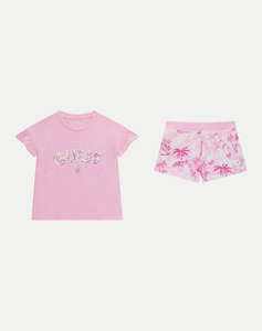 GUESS SET SS T-SHIRT+ACTIV - MID ORGANIC CO STR JERSEY 160 КОМПЛЕКТ G