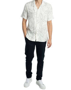 ANTONY MORATO MMSS00171FA430637 MIN OF 6 SHIRT HONOLULU REGULAR STRAIGHT FIT IN PRINTED VISCOSE LINEN BLEND FABRIC РИЗА ЗА МЪЖЕ