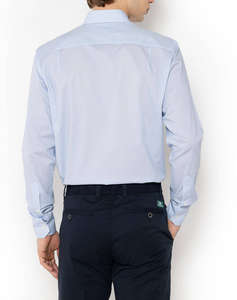 THE BOSTONIANS РИЗА CHARLES POPLIN CUSTOM FIT Print POPLIN Semi-rex Custom FIT