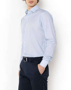 THE BOSTONIANS РИЗА CHARLES POPLIN CUSTOM FIT Print POPLIN Semi-rex Custom FIT