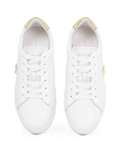 TOMMY HILFIGER PLATFORM COURT SNEAKER METALLICS