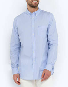 THE BOSTONIANS РИЗА ACORN POPLIN REGULAR FIT Stripe POPLIN Button-down Regular Fit