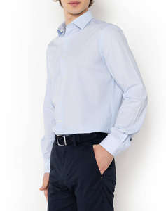 THE BOSTONIANS РИЗА CHESTER POPLIN CUSTOM FIT MiniCheck POPLIN Semi-rex Custom Fit