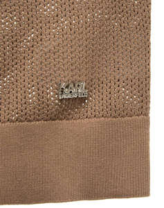 KARL LAGERFELD KNIT POLO 1/2