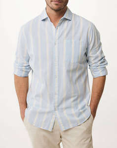 MEXX Striped linen blend shirt