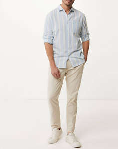 MEXX Striped linen blend shirt