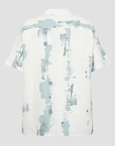 ANTONY MORATO MMSS00189FA430645 MIN OF 6 SHIRT HONOLULU RELAXED STRAIGHT FIT IN PRINTED SLUB VISCOSE BLEND FABRIC WITH LOGOED METAL BADGE РИЗА ЗА МЪЖЕ