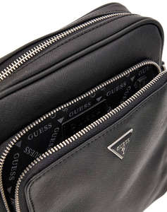 GUESS MILANO TOP ZIP XBDY W FRT PCKT МЪЖКА ЧАНТА(Размери: 20.5 x 24 x 5.5см.)