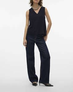 VERO MODA VMEASY JOY S/L V-NECK TOP WVN GA